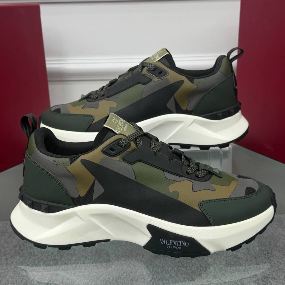 Valentino Garavani True Act Green Sneakers