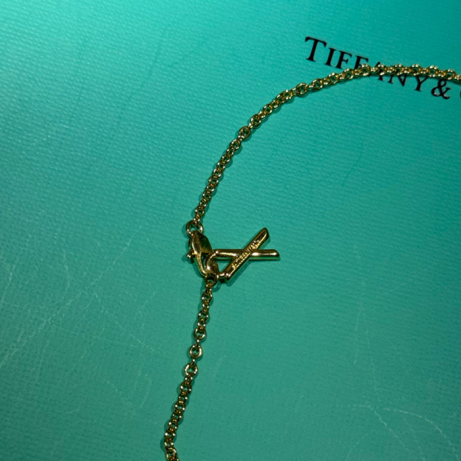 Tiffany Özel Ürün (Gold Taşlı) Kolye