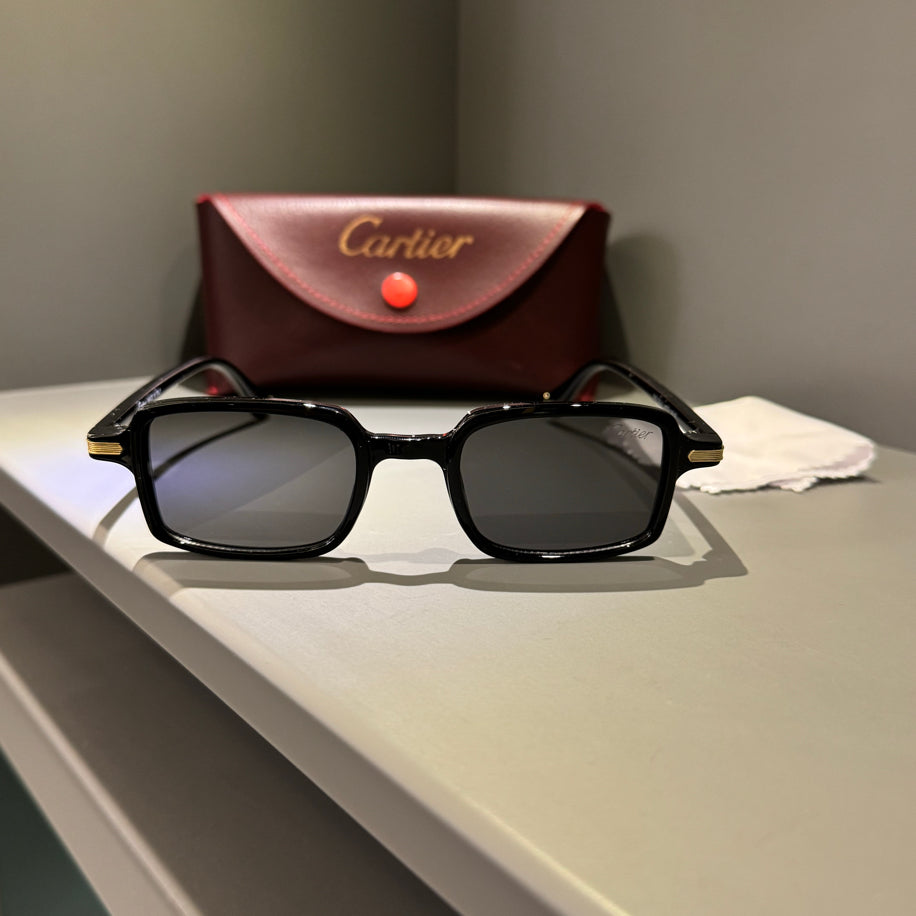 Cartier Unisex Gözlük ( Siyah Cam)