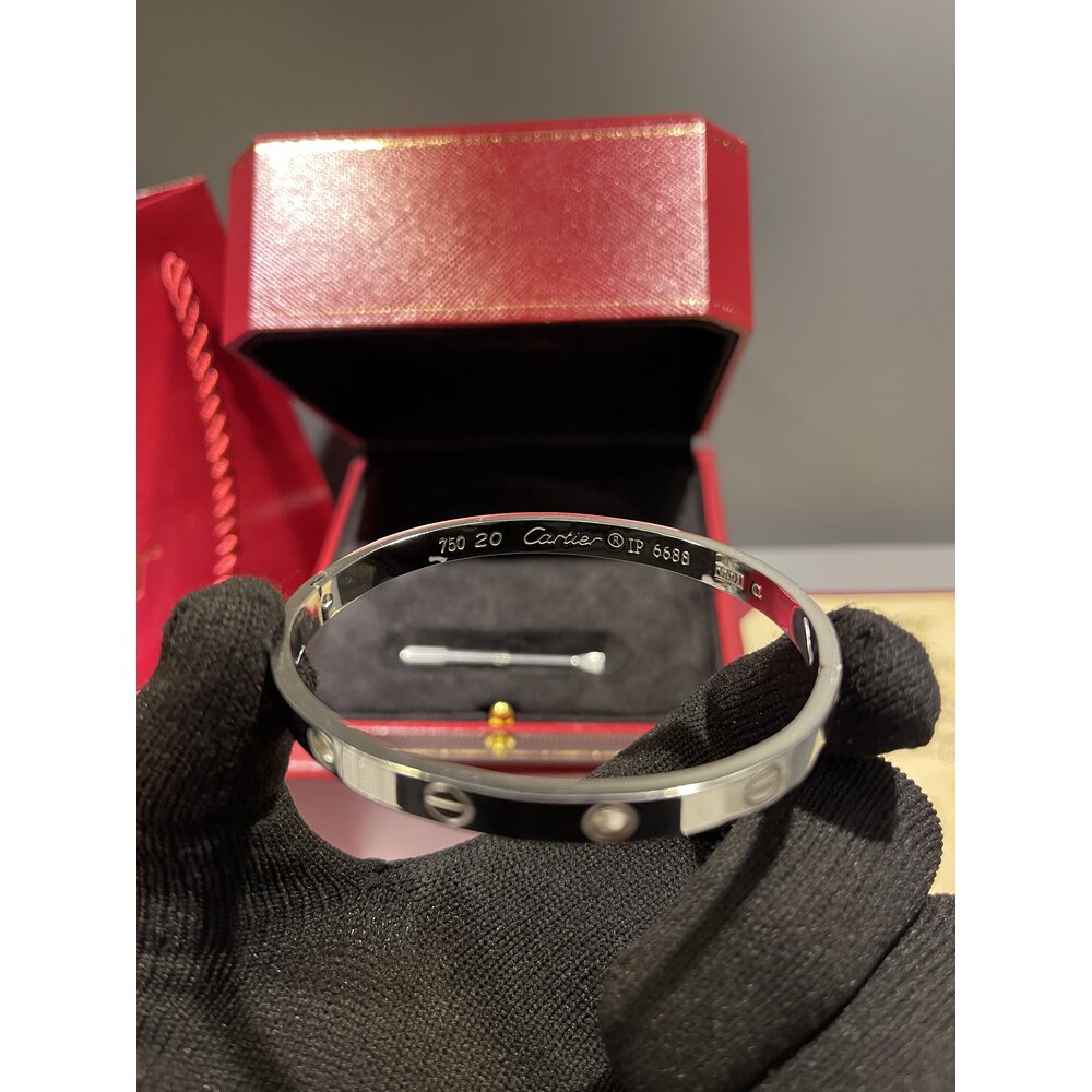 Cartier Unisex Bileklik ( Silver Taşlı )