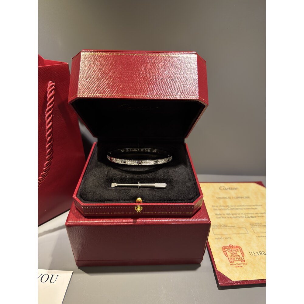Cartier Unisex Bileklik ( Özel Ürün) Silver İnce