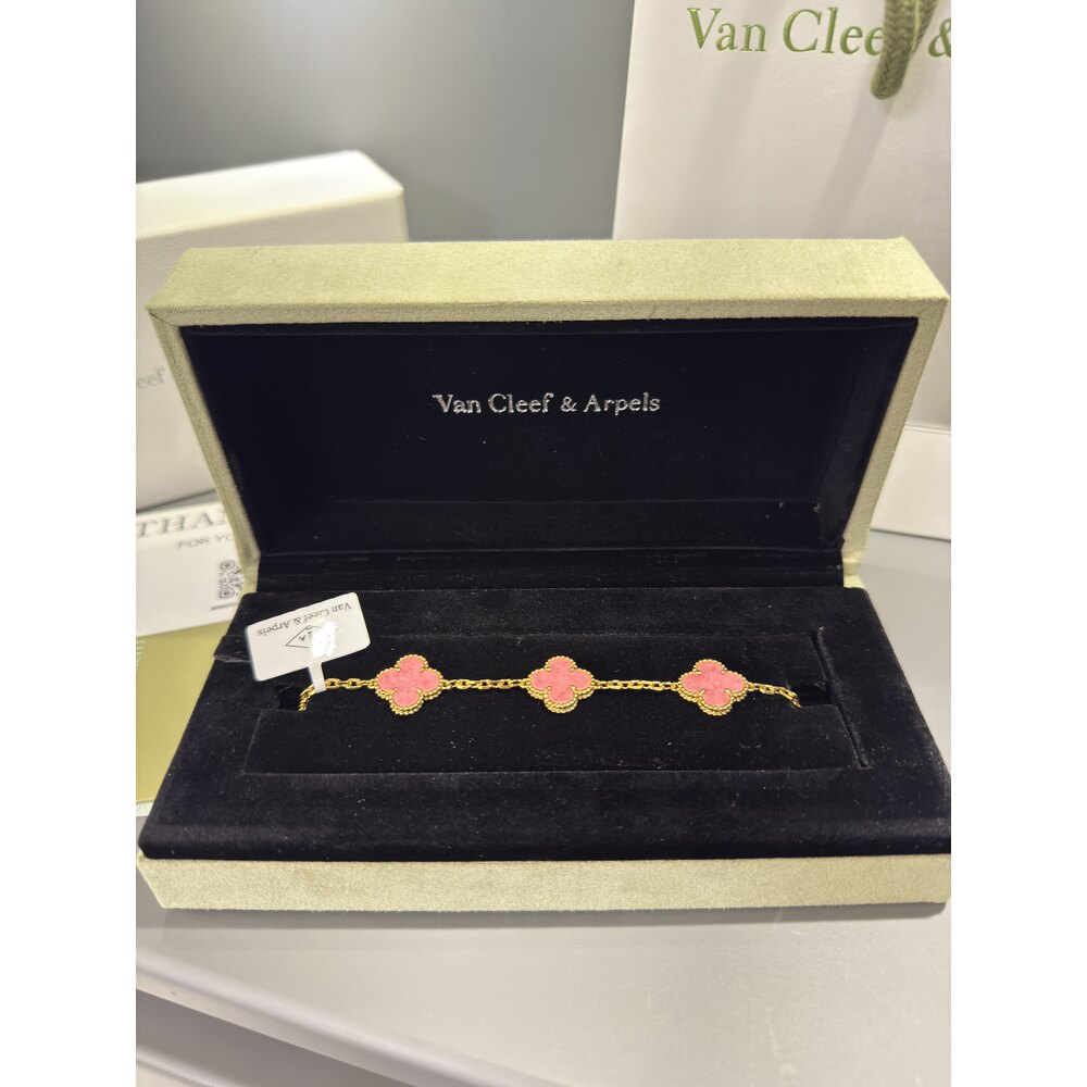 Van Cleef Unisex Bileklik ( Pink )