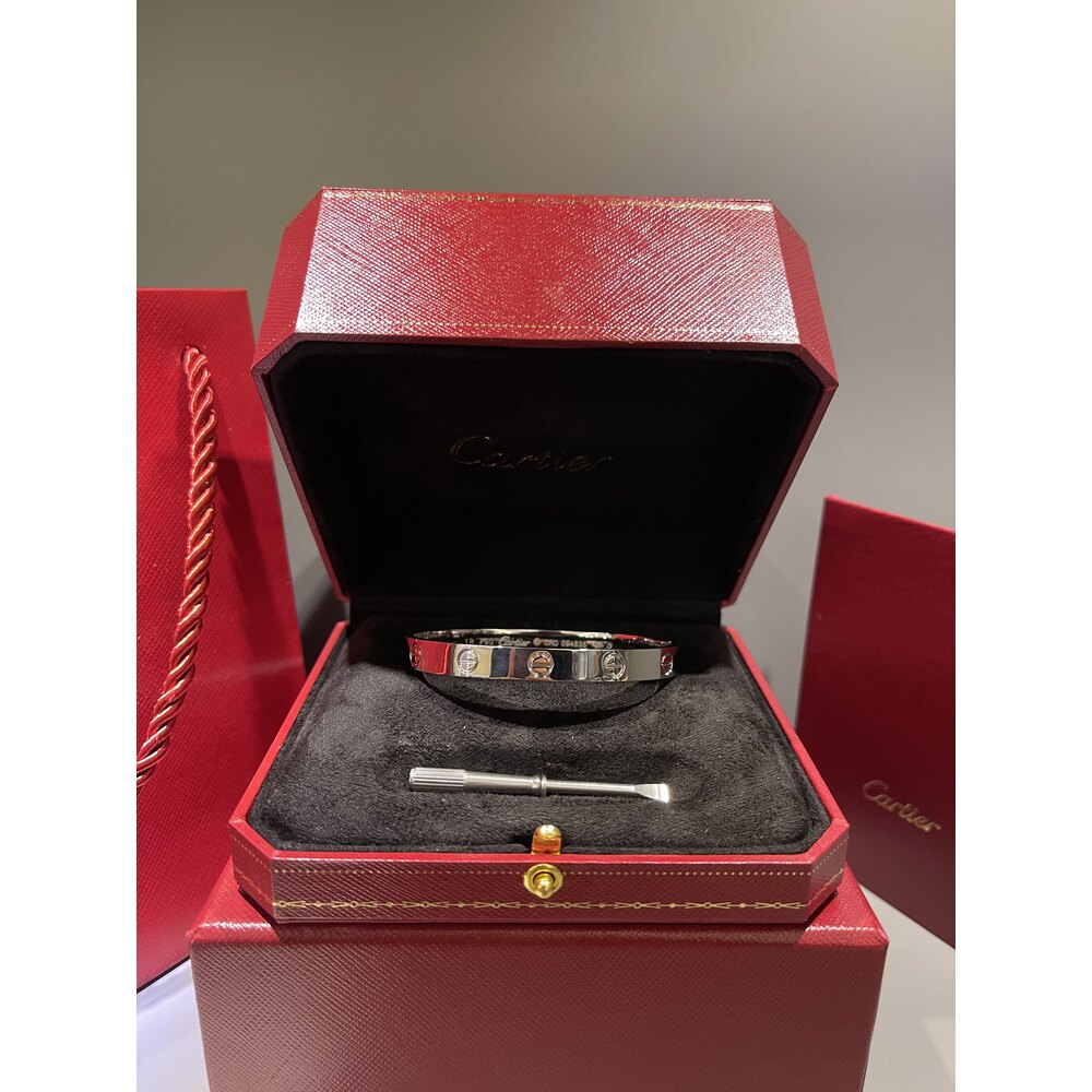 Cartier Unisex Bileklik ( Silver Taşsız )