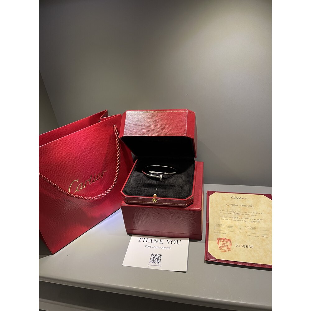 Cartier Unisex Bileklik ( Silver Taşlı )