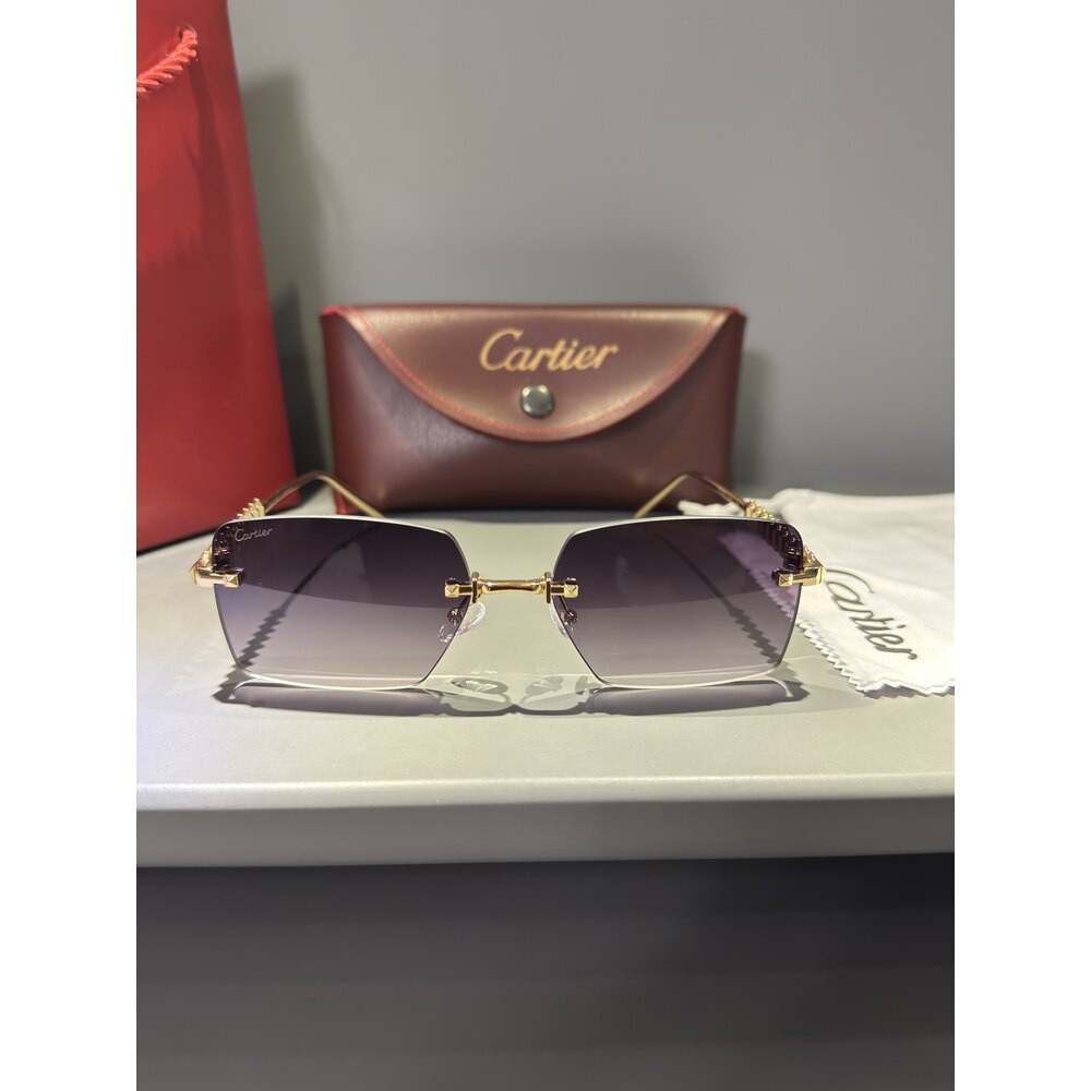 Cartier Gözlük Unisex ( Siyah Cam )