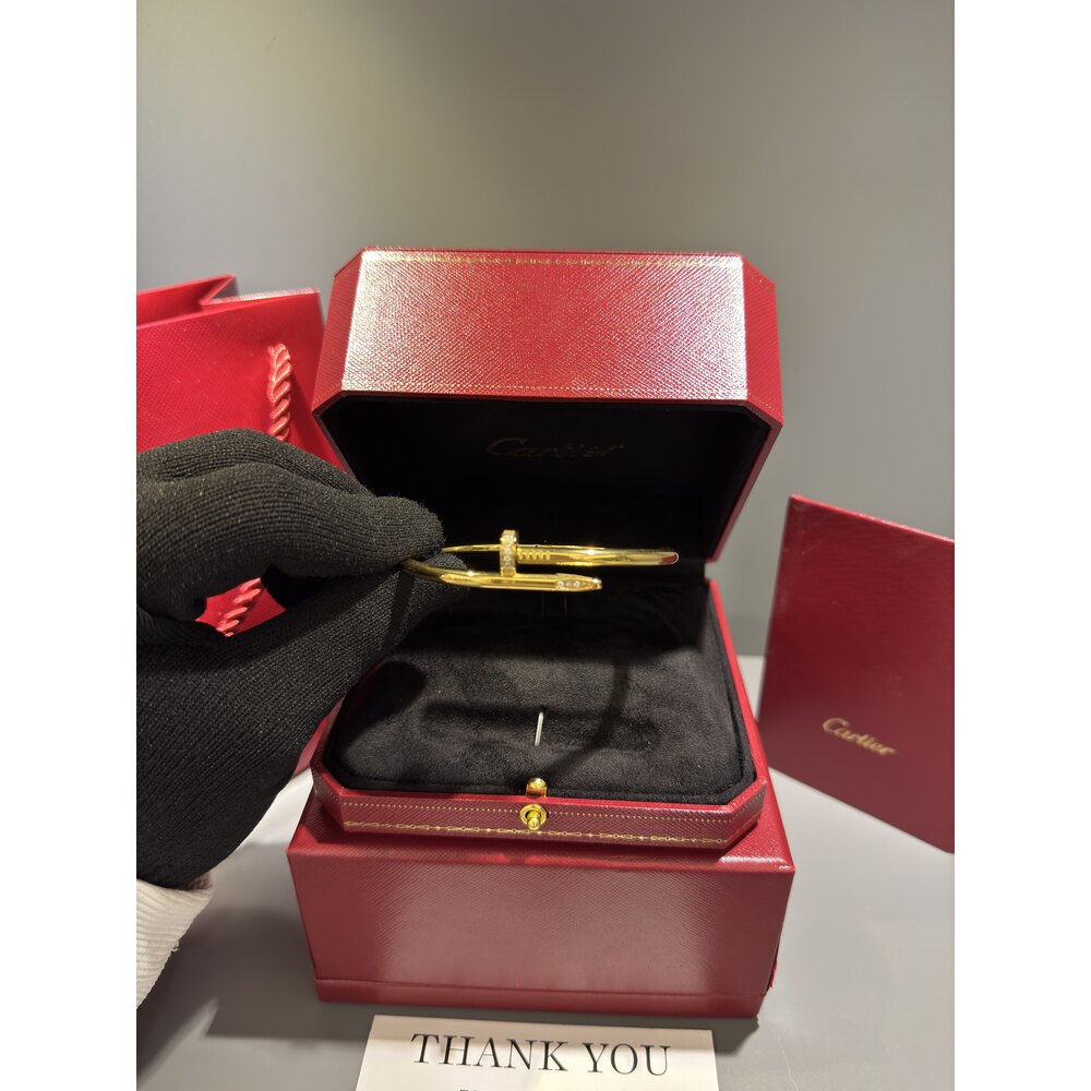 Cartier Unisex Bileklik ( Gold Taşlı )