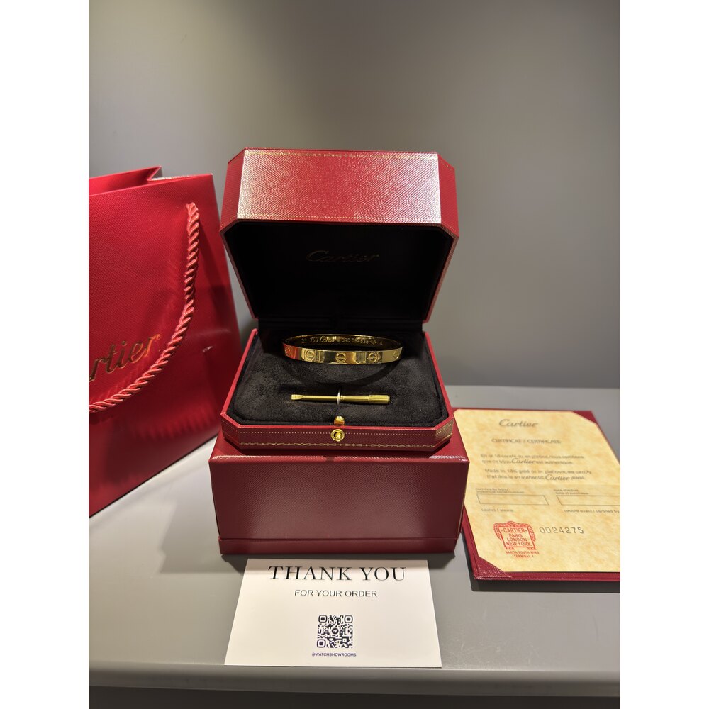 Cartier Unisex Bileklik ( Gold )
