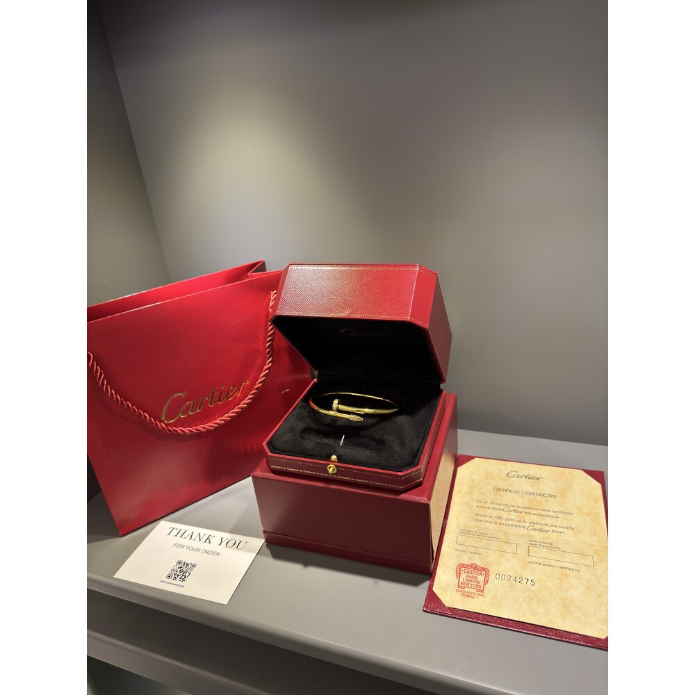 Cartier Unisex Bileklik ( Gold Taşlı )
