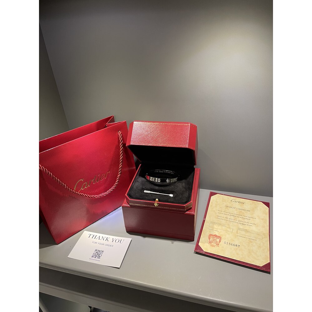 Cartier Unisex Bileklik ( Silver Taşsız )
