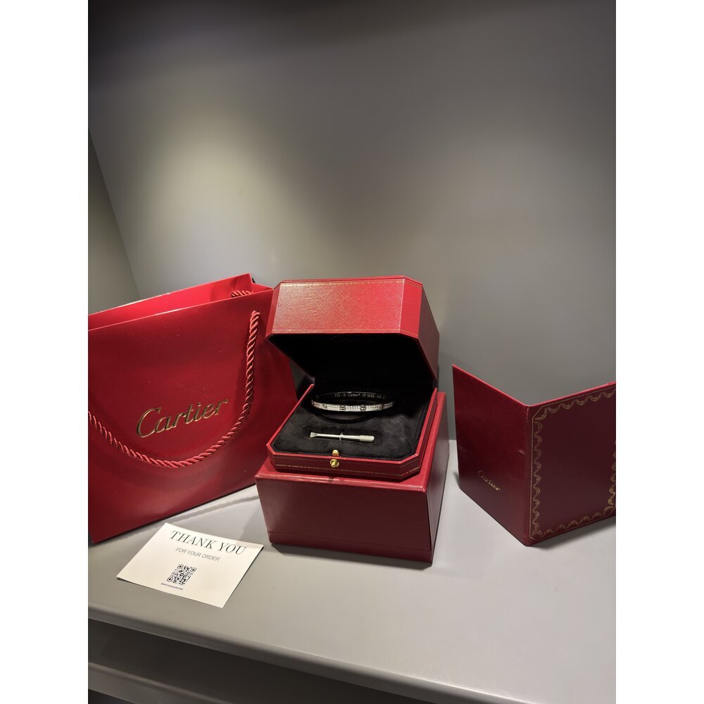 Cartier Unisex Bileklik ( Özel Ürün) Silver İnce