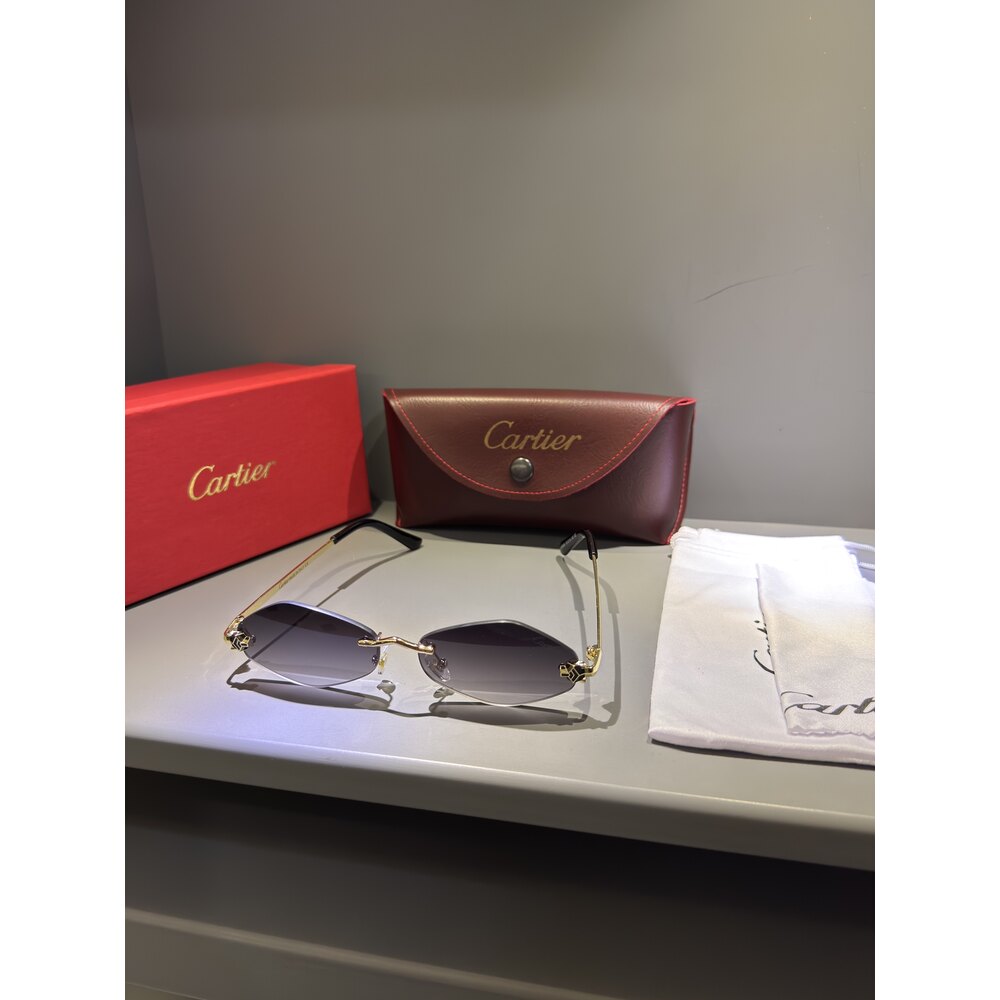 Cartier Gözlük Unisex ( Siyah Cam )