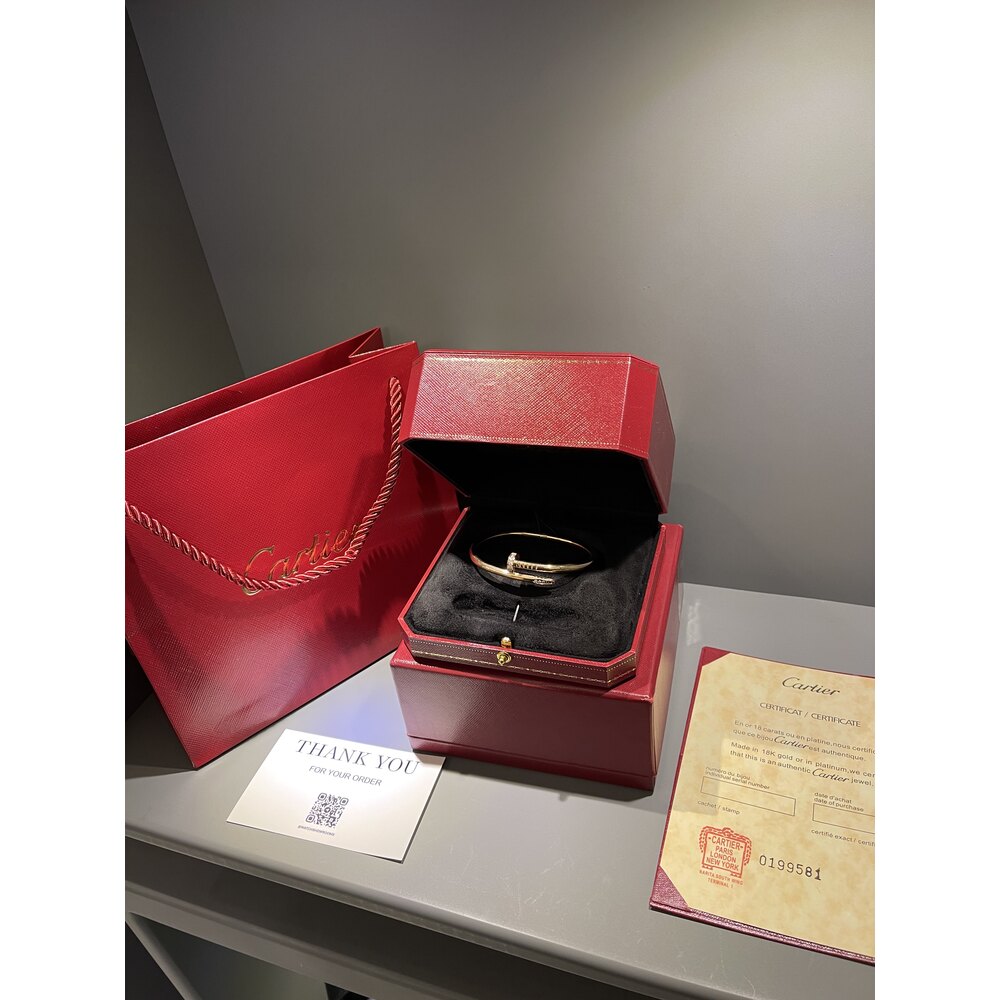 Cartier Unisex Bileklik ( Rose Gold Taşlı )
