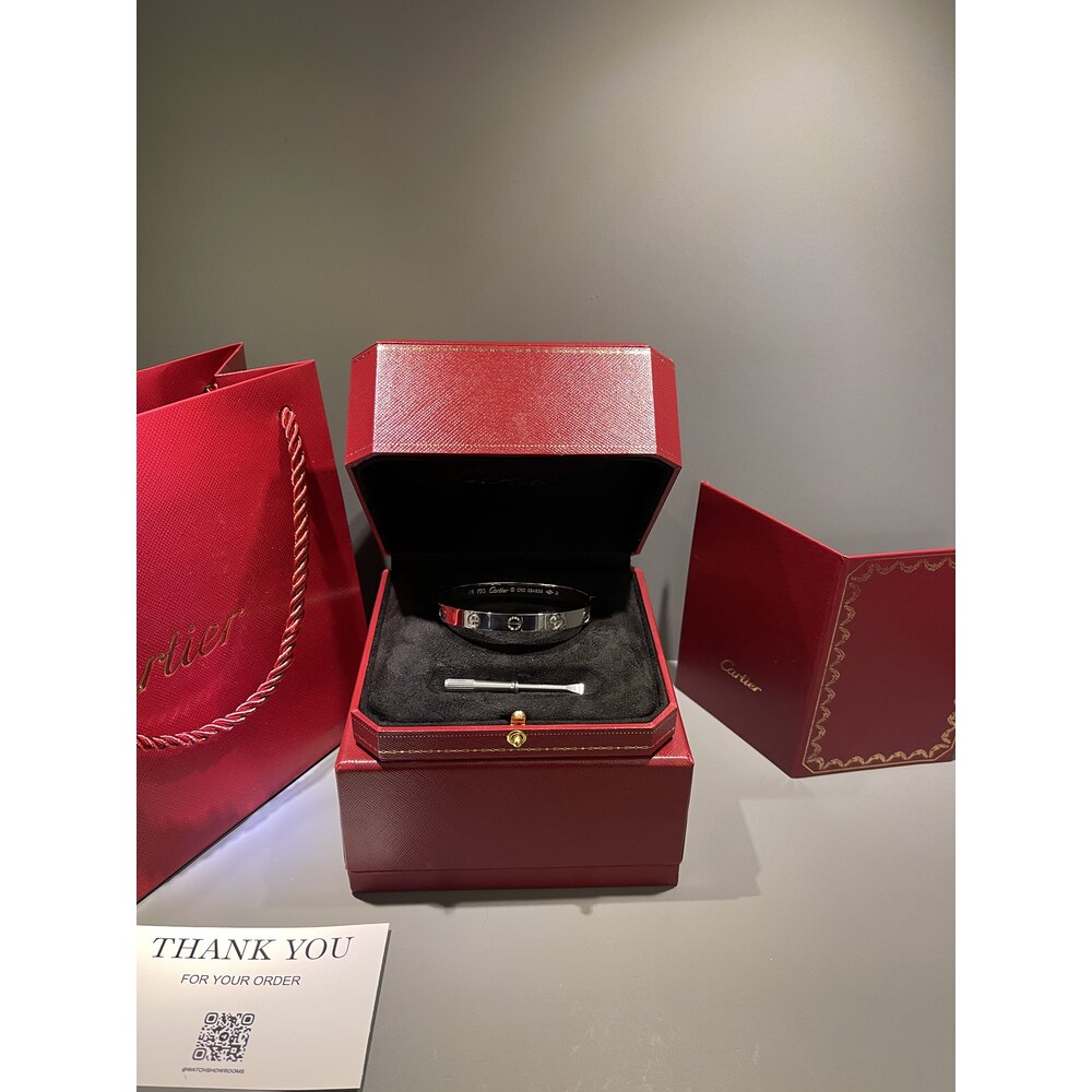 Cartier Unisex Bileklik ( Silver Taşsız )