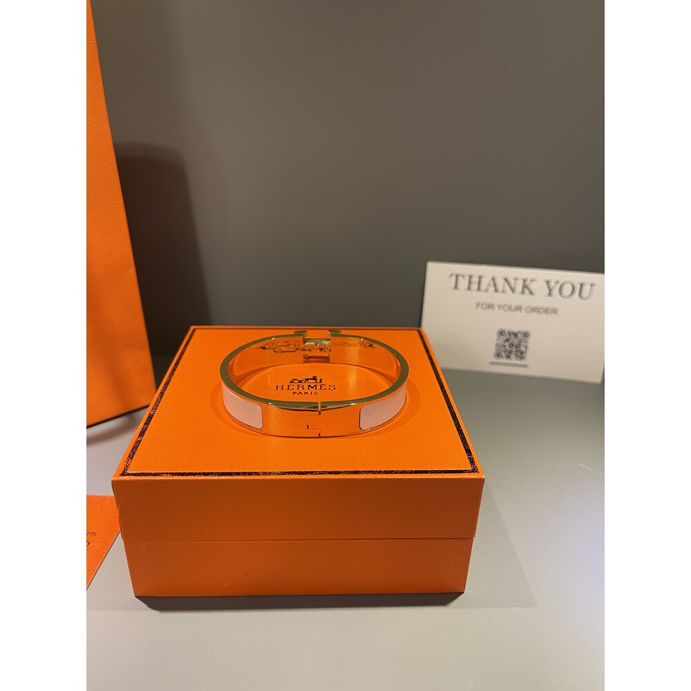 Hermes Unisex Bileklik ( Beyaz )
