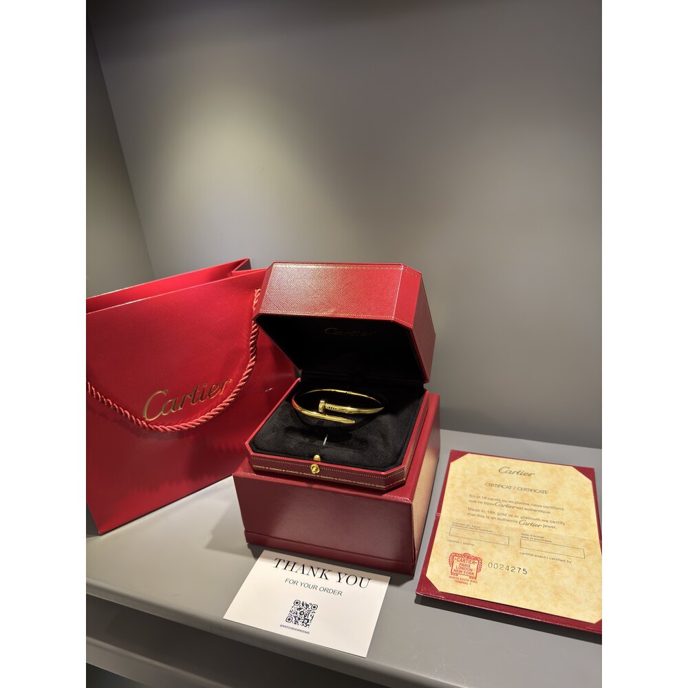 Cartier Unisex Bileklik ( Gold )