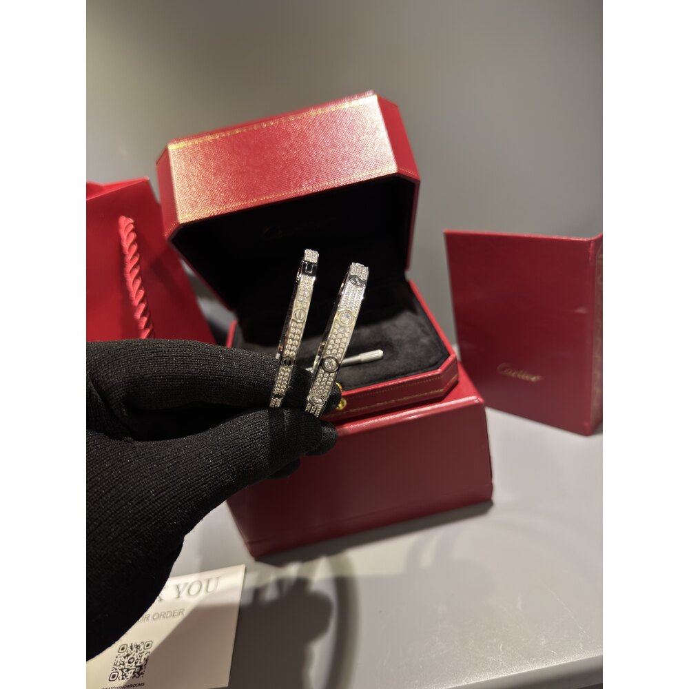Cartier Unisex Bileklik ( Özel Ürün) Silver İnce