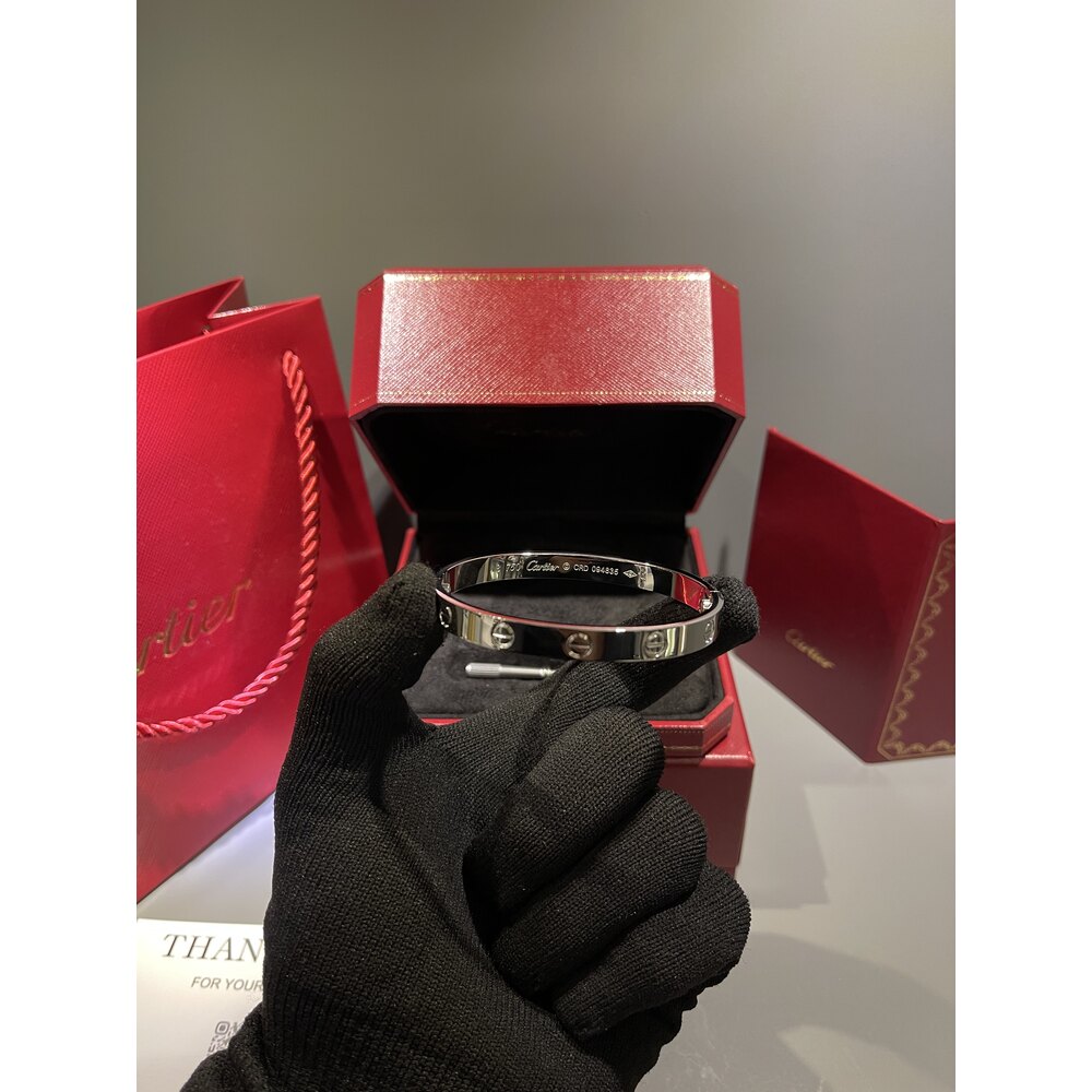 Cartier Unisex Bileklik ( Silver Taşsız )