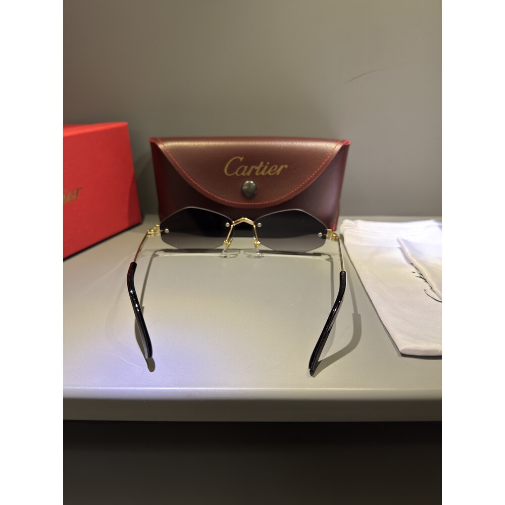 Cartier Gözlük Unisex ( Siyah Cam )