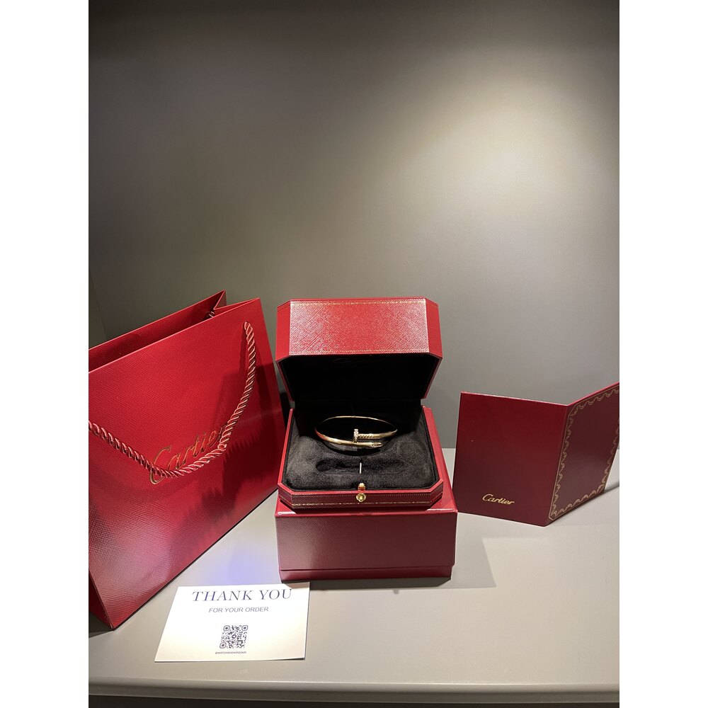 Cartier Unisex Bileklik ( Rose Gold Taşlı )