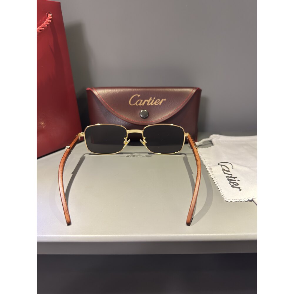 Cartier Gözlük Erkek ( Ahşap )
