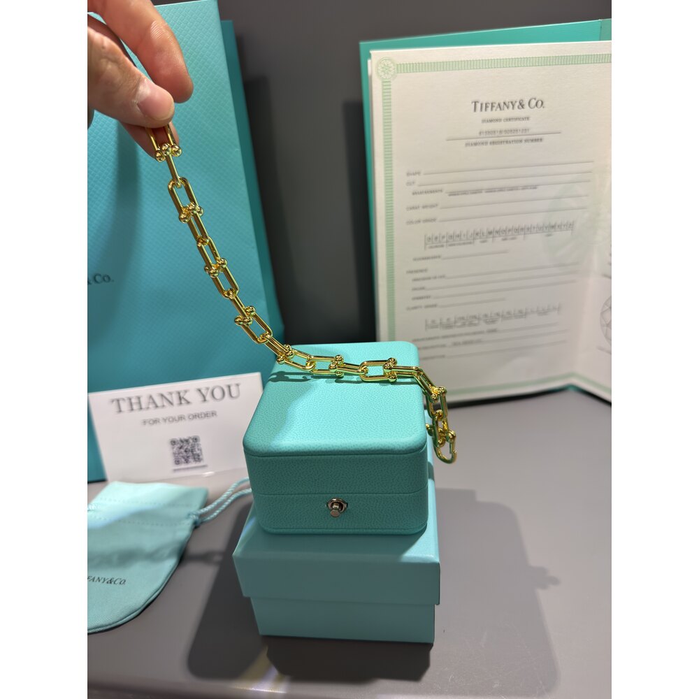 Tiffany Co Unisex Bileklik ( Gold )