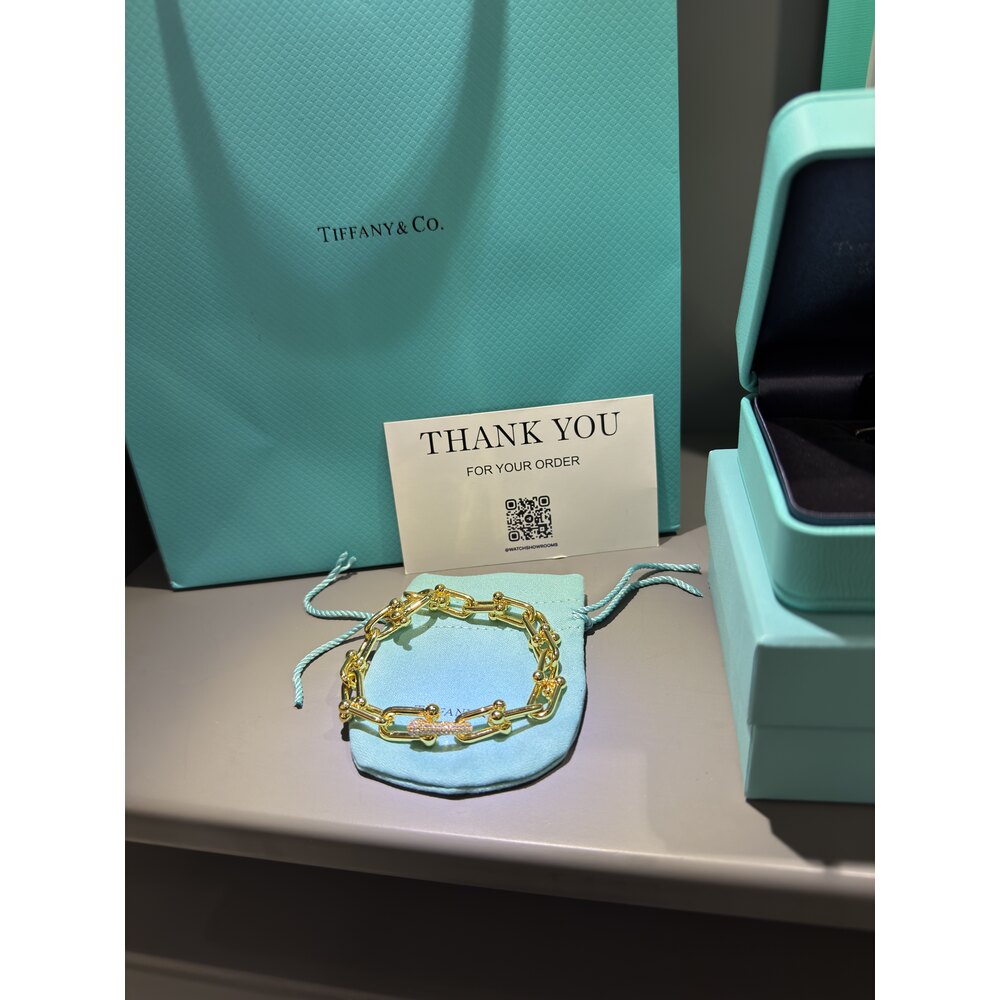 Tiffany Co Unisex Bileklik ( Gold Taşlı )