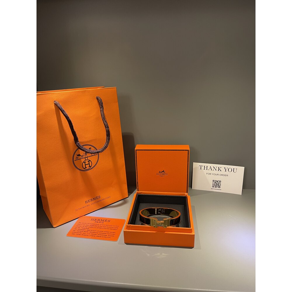 Hermes Unisex Bileklik ( Siyah )