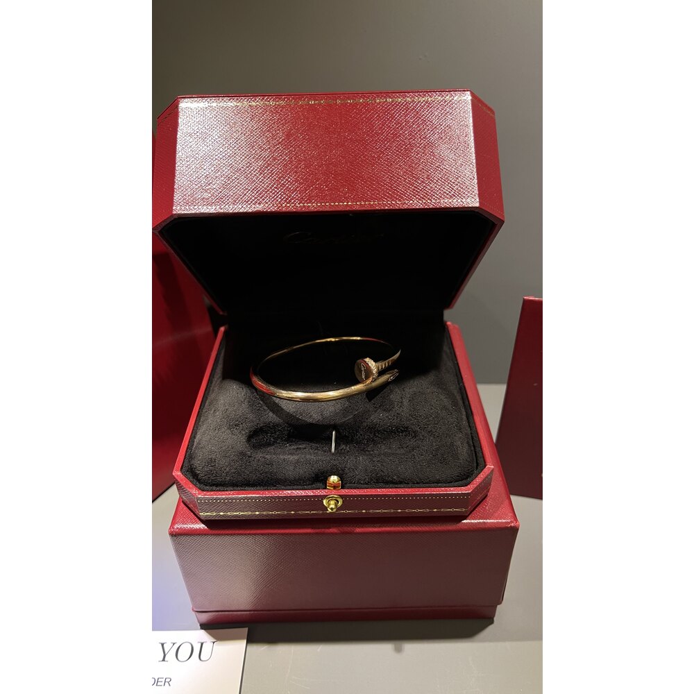 Cartier Unisex Bileklik ( Rose Gold Taşlı )
