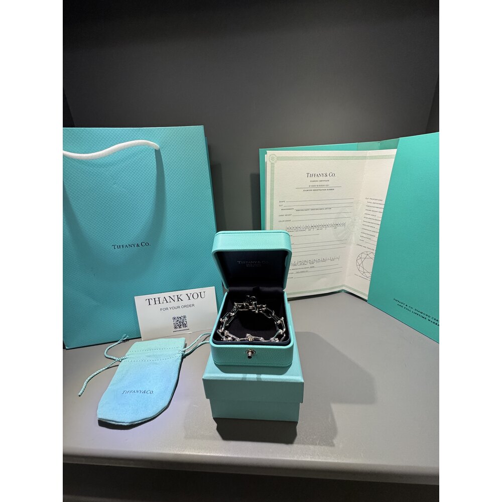 Tiffany Co Unisex Bileklik ( Silver )