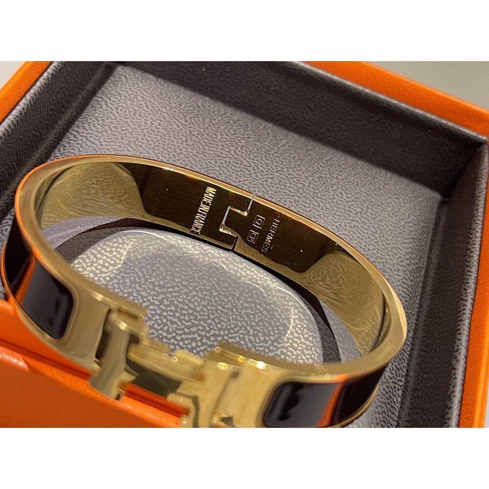 Hermes Unisex Bileklik ( Siyah )