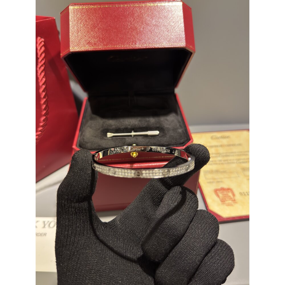 Cartier Unisex Bileklik ( Özel Ürün) Silver İnce