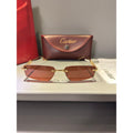 Cartier Gözlük Unisex ( Kahve )