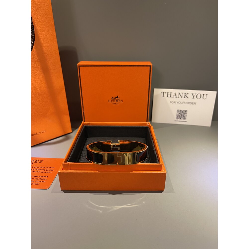 Hermes Unisex Bileklik ( Siyah )