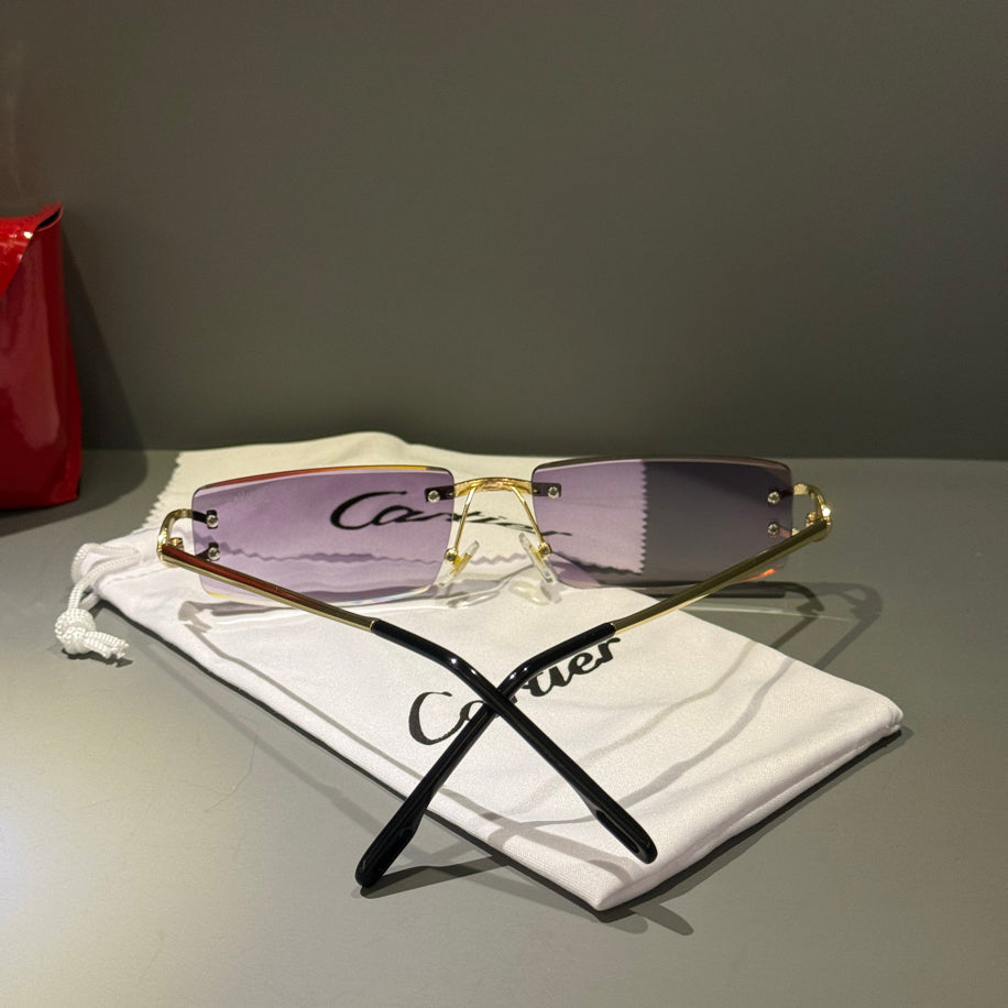 Cartier C Detaylı Unisex Güneş Gözlüğü