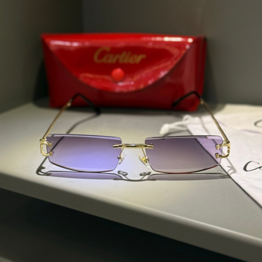 Cartier C Detaylı Unisex Güneş Gözlüğü