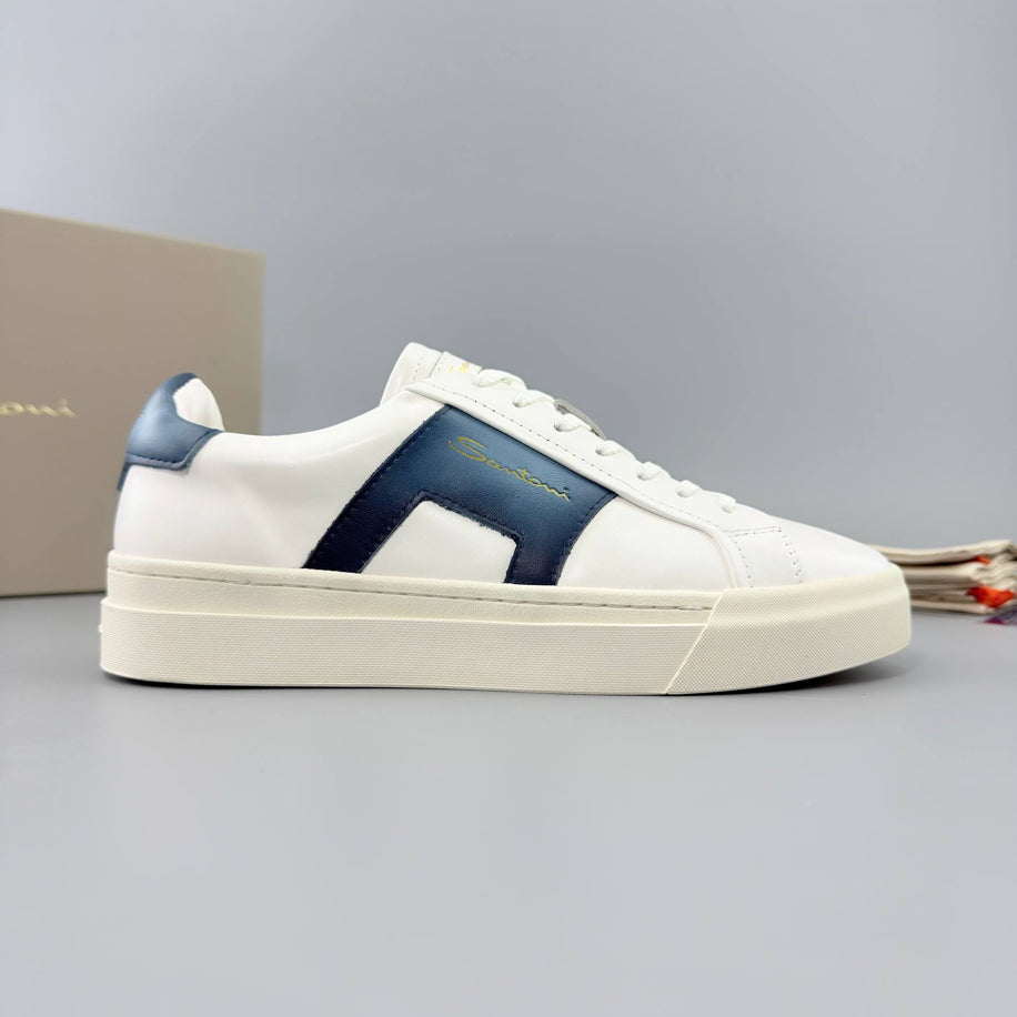 Santoni Classic Leather Sneaker
