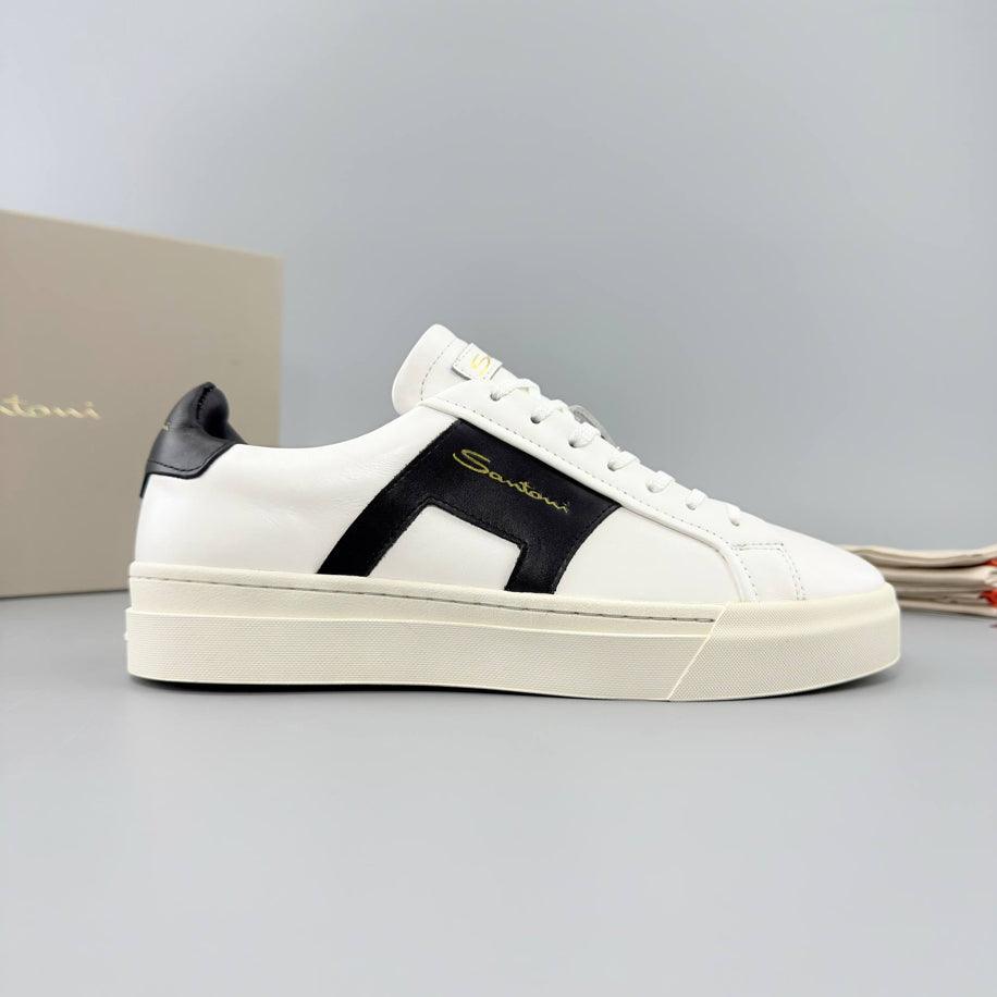 Santoni Classic Leather Sneaker