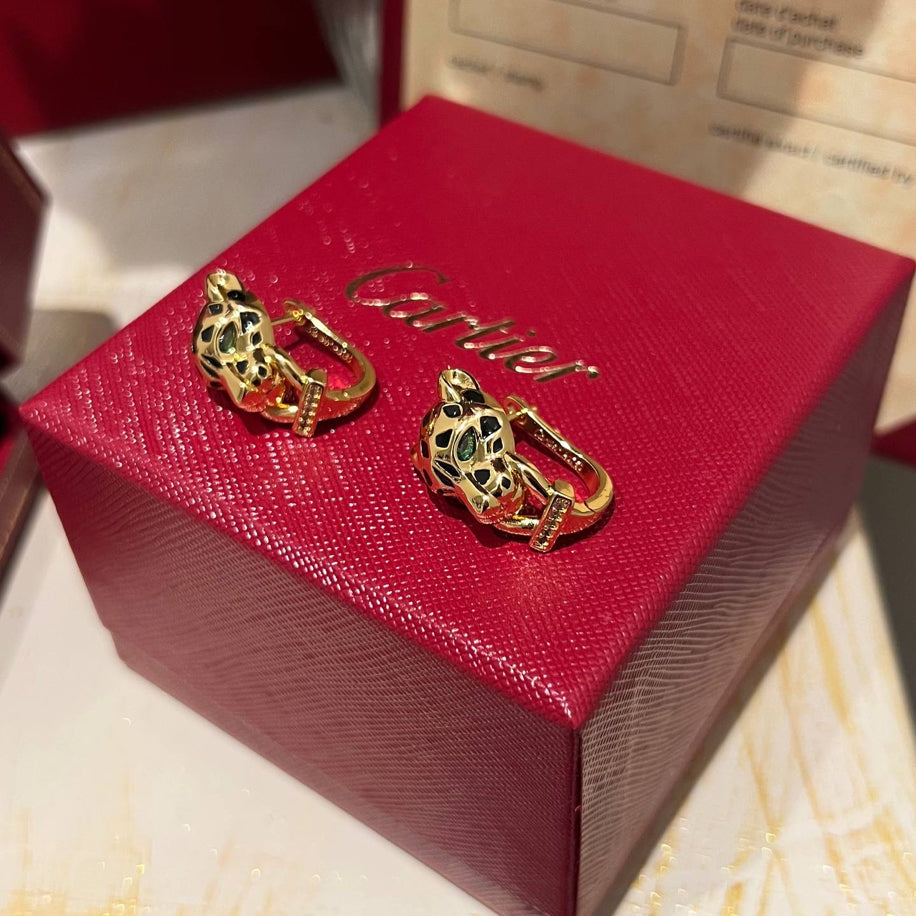 Cartier Panther’e Gold Küpe