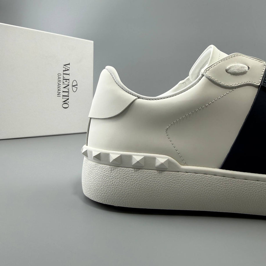 Valentino Open Leather Sneakers