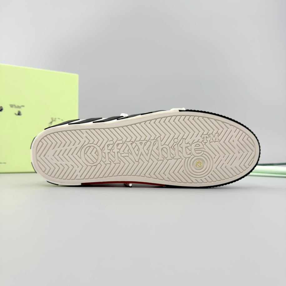 Off-Whıte Vulcanızed Leather Sneakers