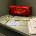 Cartier Unisex Şeffaf Cam Güneş Gözlüğü