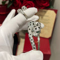 Cartier Panther’e Silver Taşlı Bileklik Yüzük Set