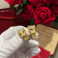 Cartier Panther’e Gold Taşlı Küpe