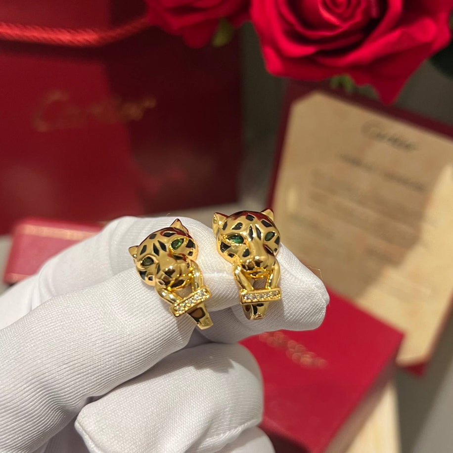 Cartier Panther’e Gold Küpe