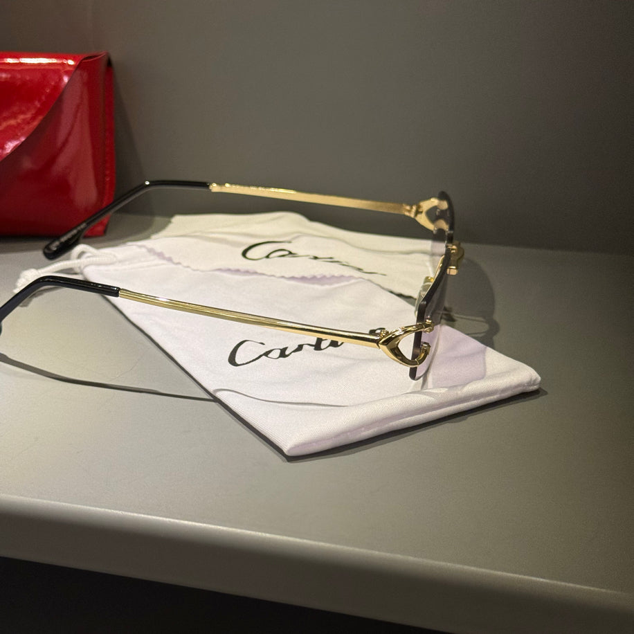 Cartier C Detaylı Unisex Güneş Gözlüğü