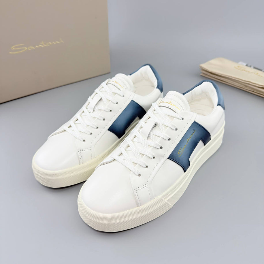 Santoni Classic Leather Sneaker