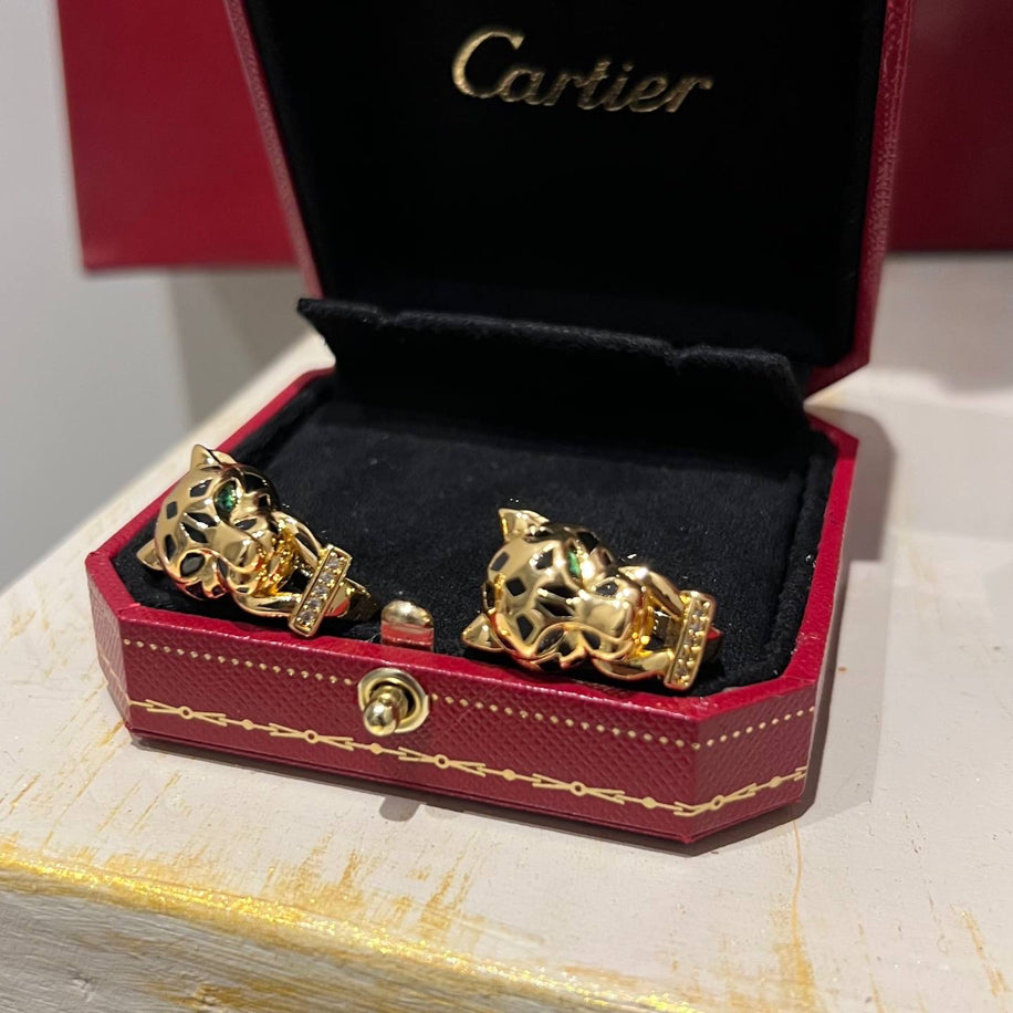 Cartier Panther’e Gold Küpe