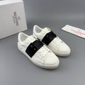 Valentino Open Leather Sneakers
