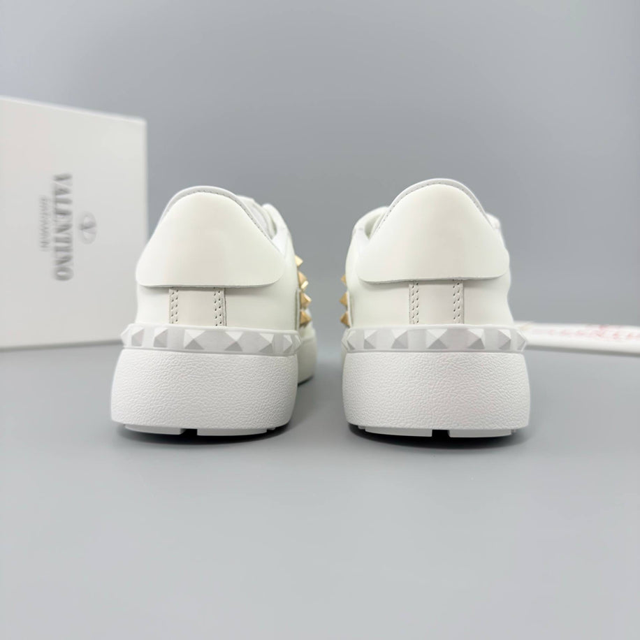 Valentino Women Open Leather Sneakers