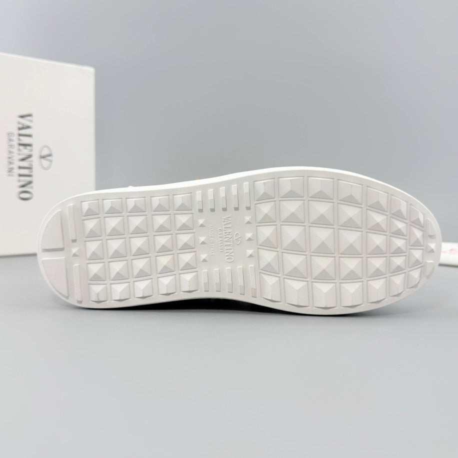 Valentino Women Open Leather Sneakers